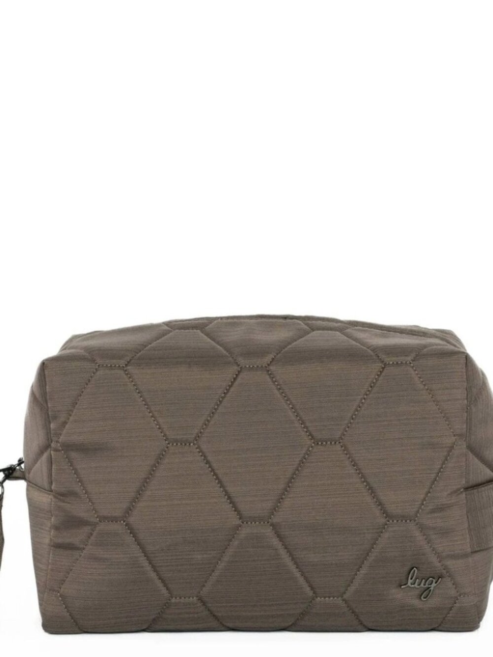 LUG - ** NWOT ** - Bumper Cosmetic Case in Walnut Brown